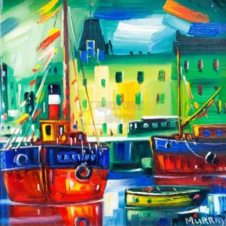 Puffer at Rothesay Harbour by Raymond Murray (A100)