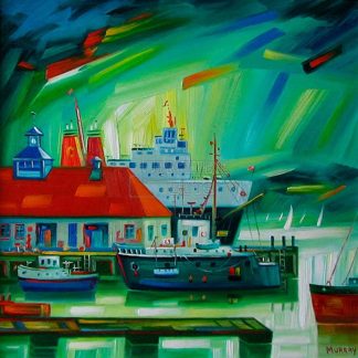 Rothesay Harbour in Green by Raymond Murray (A48)