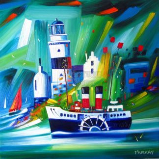 Waverley at Cloch Lighthouse by Raymond Murray (A64)
