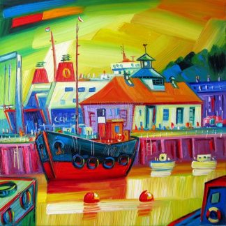 Rothesay Harbour Yellow by Raymond Murray (A81)