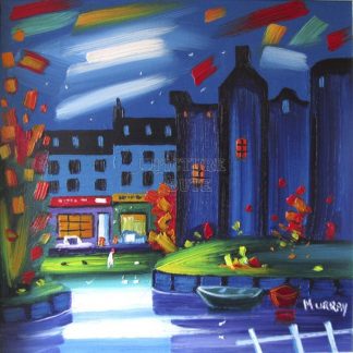 Rothesay Castle at Night by Raymond Murray (A90)