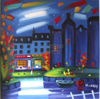 Rothesay Castle at Night by Raymond Murray (A90)