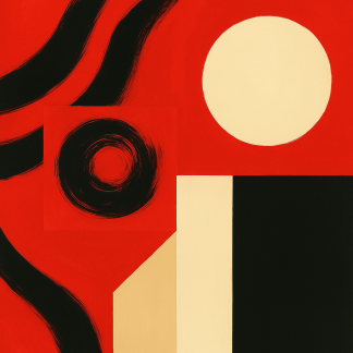 Red Abstract Collection